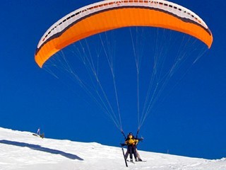 Parapente en hiver